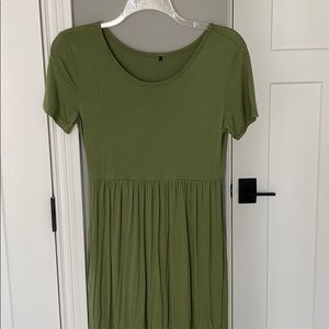 Green dress
